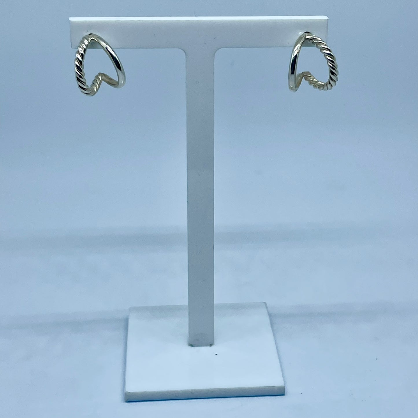 Twisted Huggie Hoops image 4