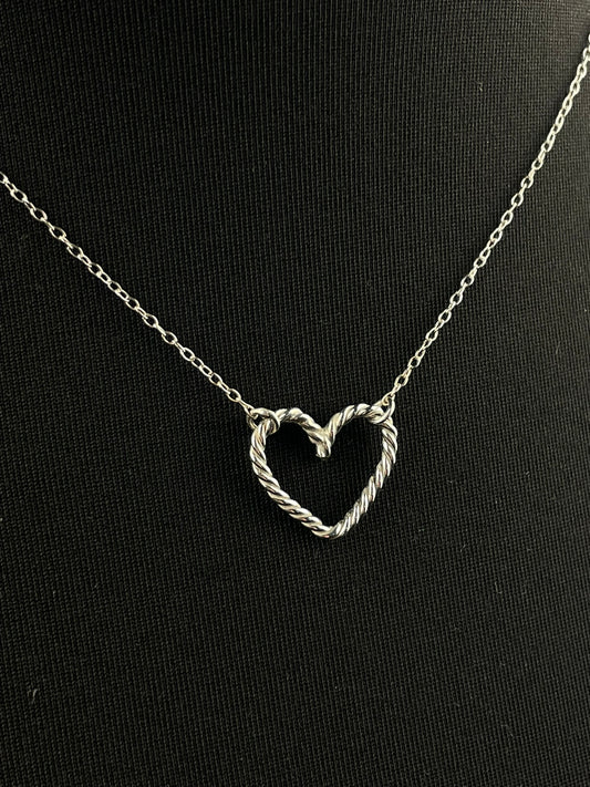 Twisted Heart Necklace image 1