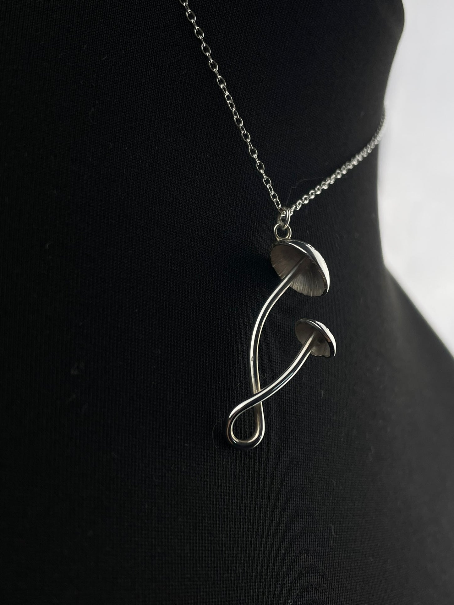 The Twins Mushroom Necklace image 4