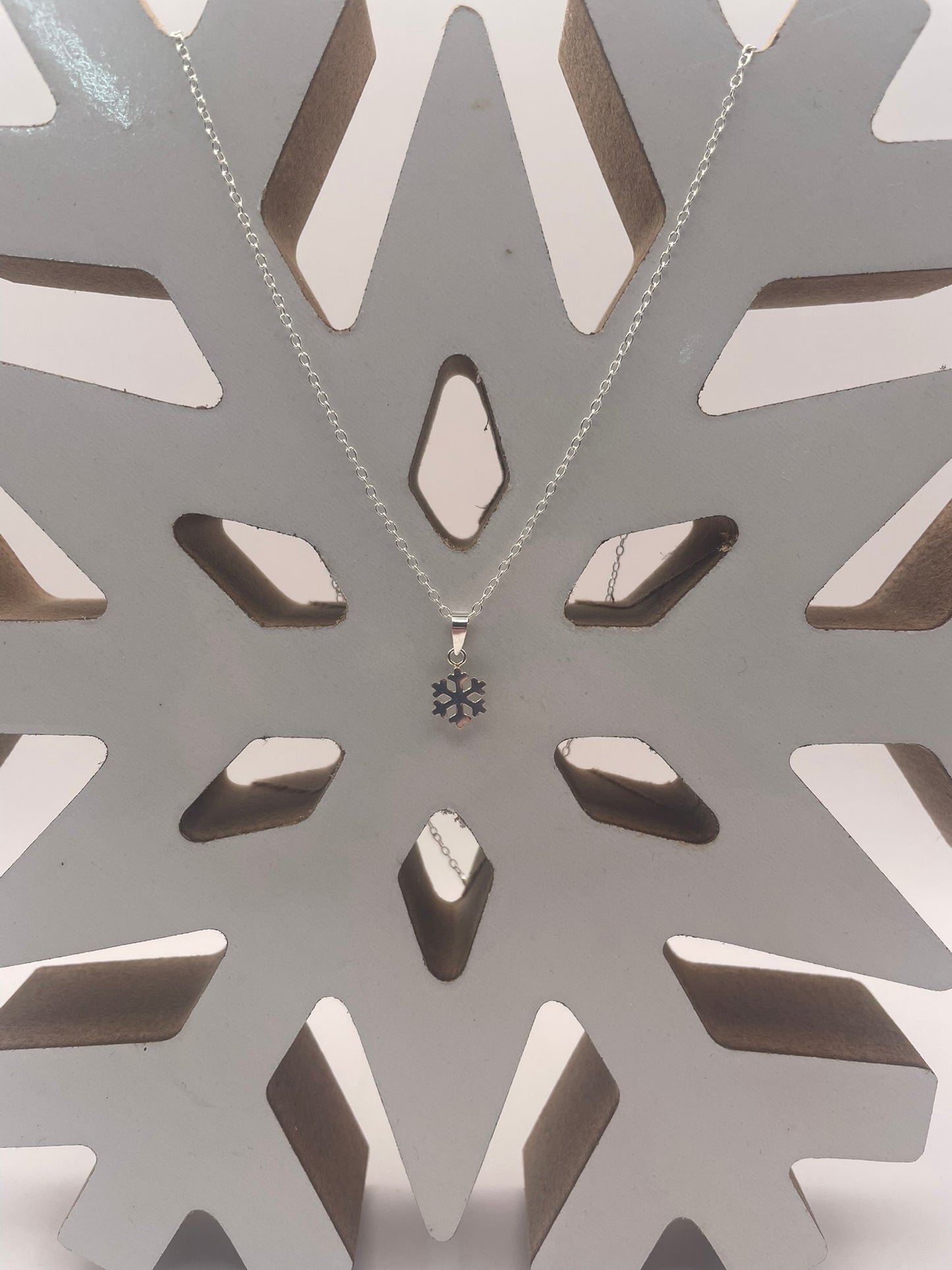 Sterling Silver Snowflake Necklace