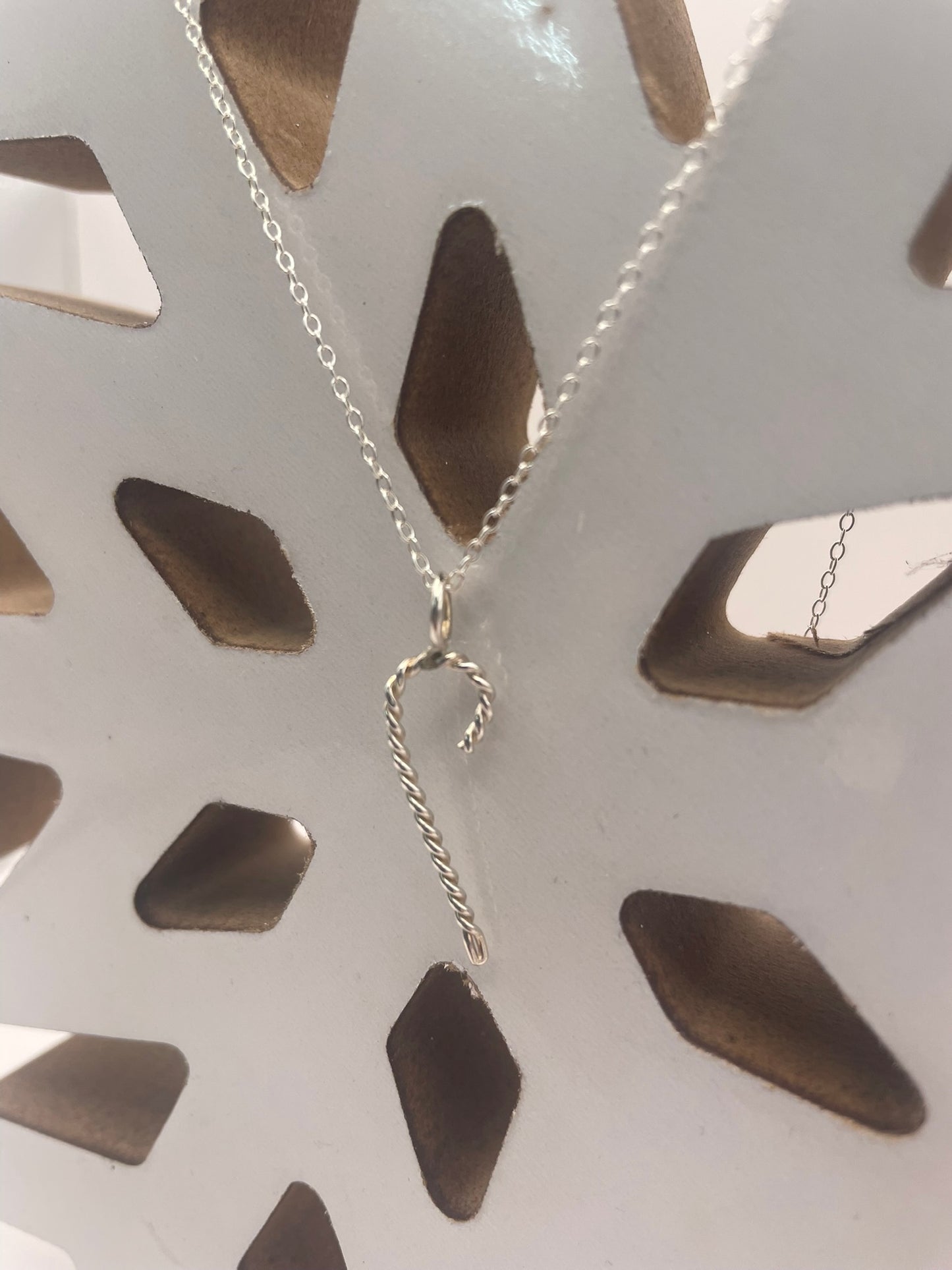 Contemorary Candy Cane Necklace