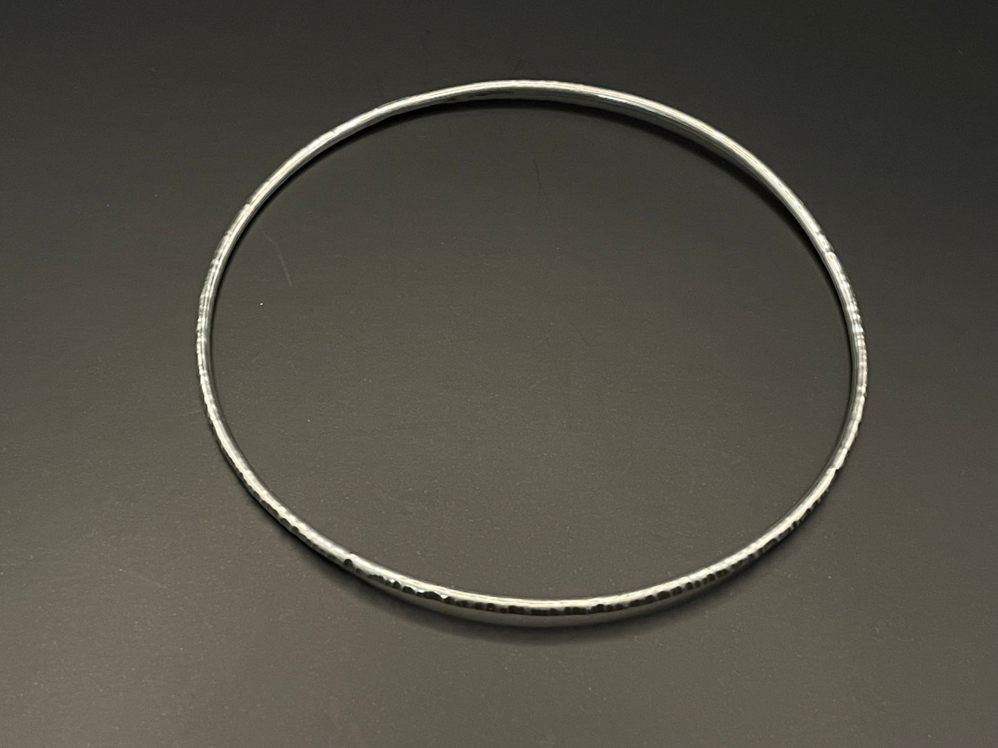 Bark Effect Wire Bangle