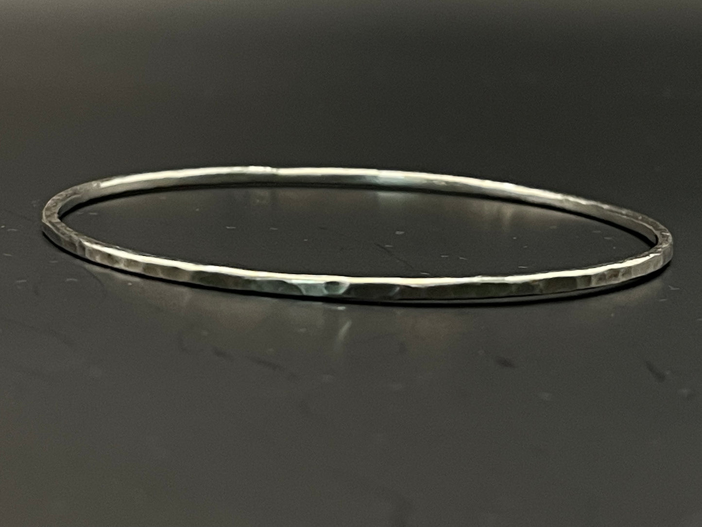 Hammered Circle Bangle