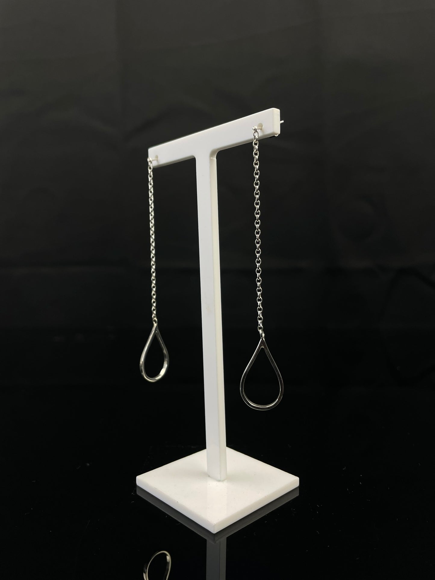 Rain Drop Chain Earrings image 3