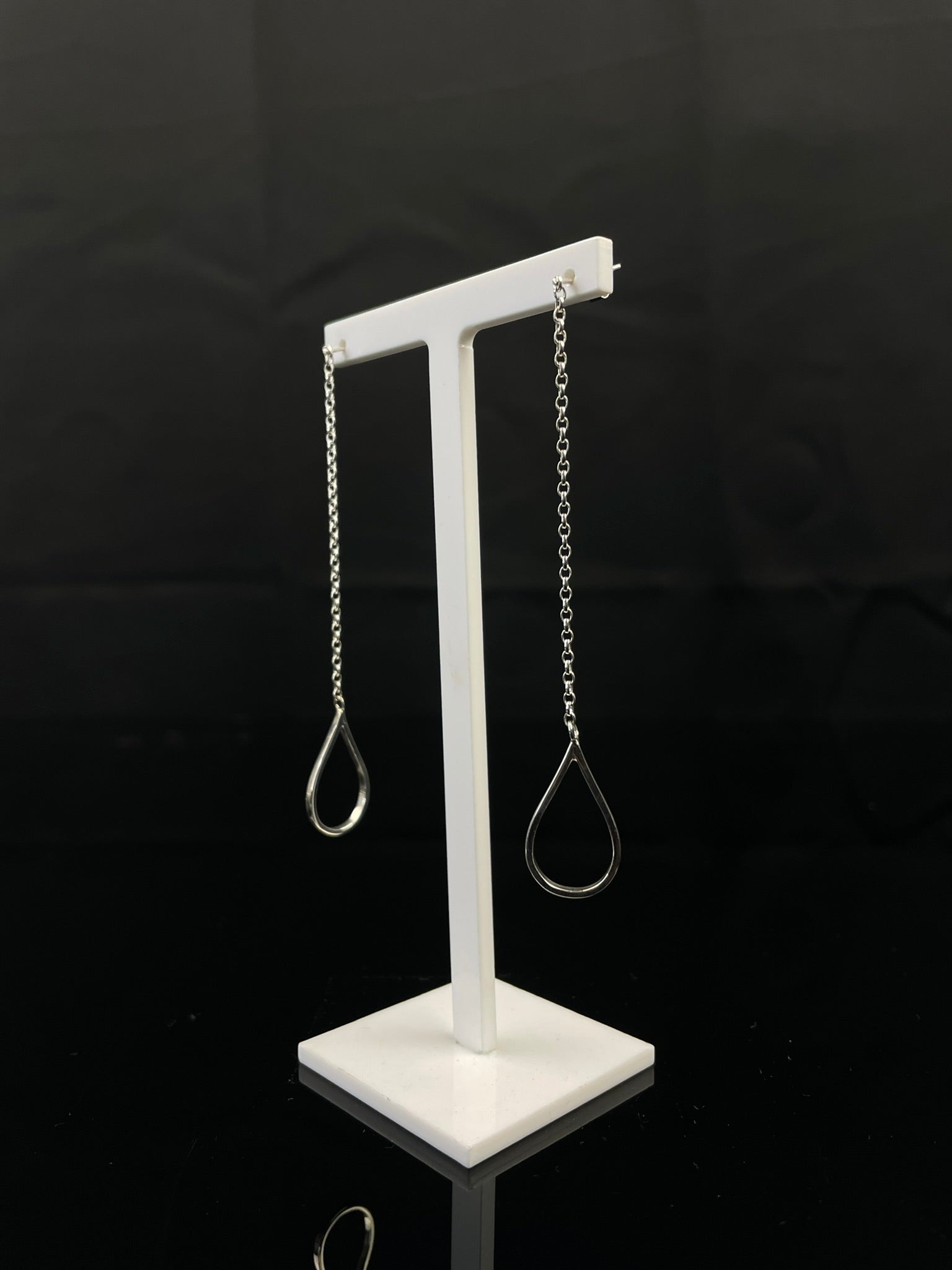 Rain Drop Chain Earrings image 3