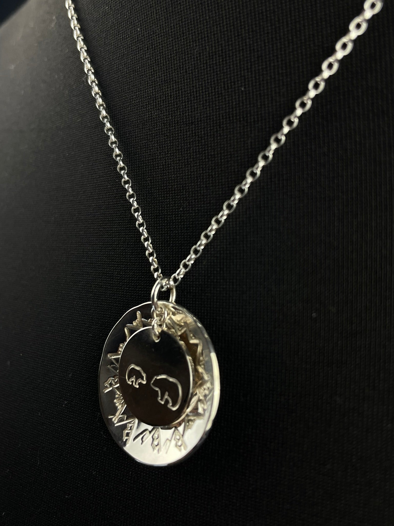 Polar Bears and Mountains Necklace image 2