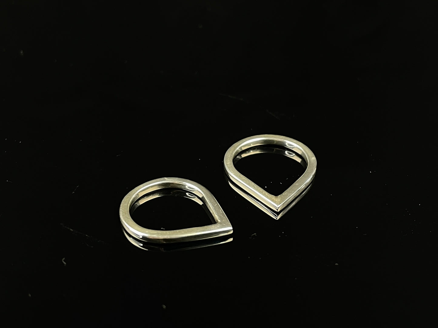 Rain Drop Stacking Ring Set image 0