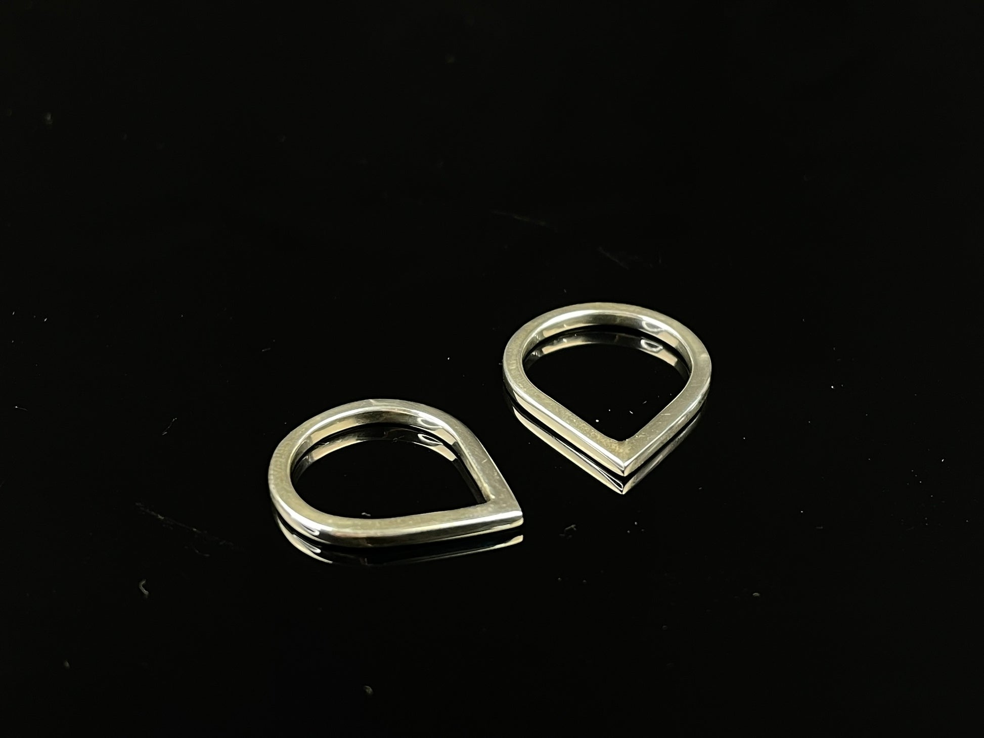 Rain Drop Stacking Ring Set image 0