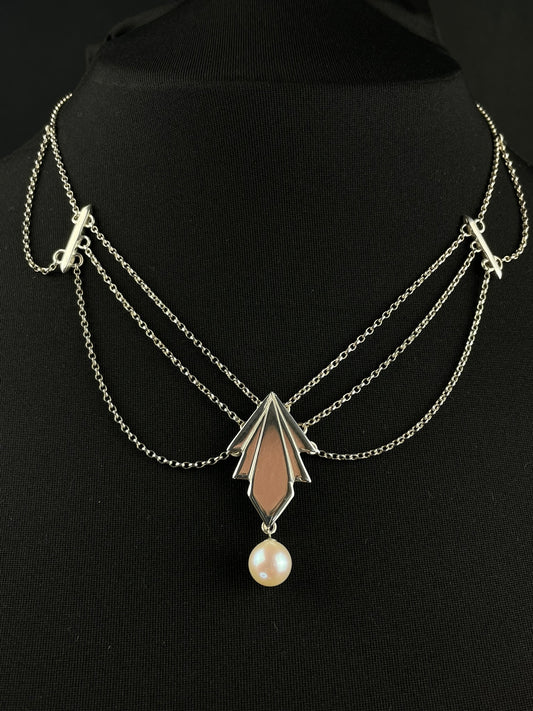 Art Deco inspired Statement Necklace image 0