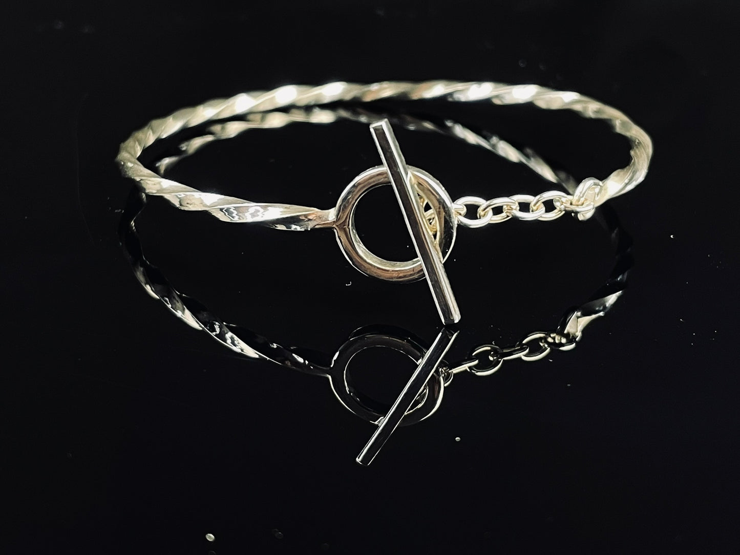 Twist my T Bar Bangle image 1