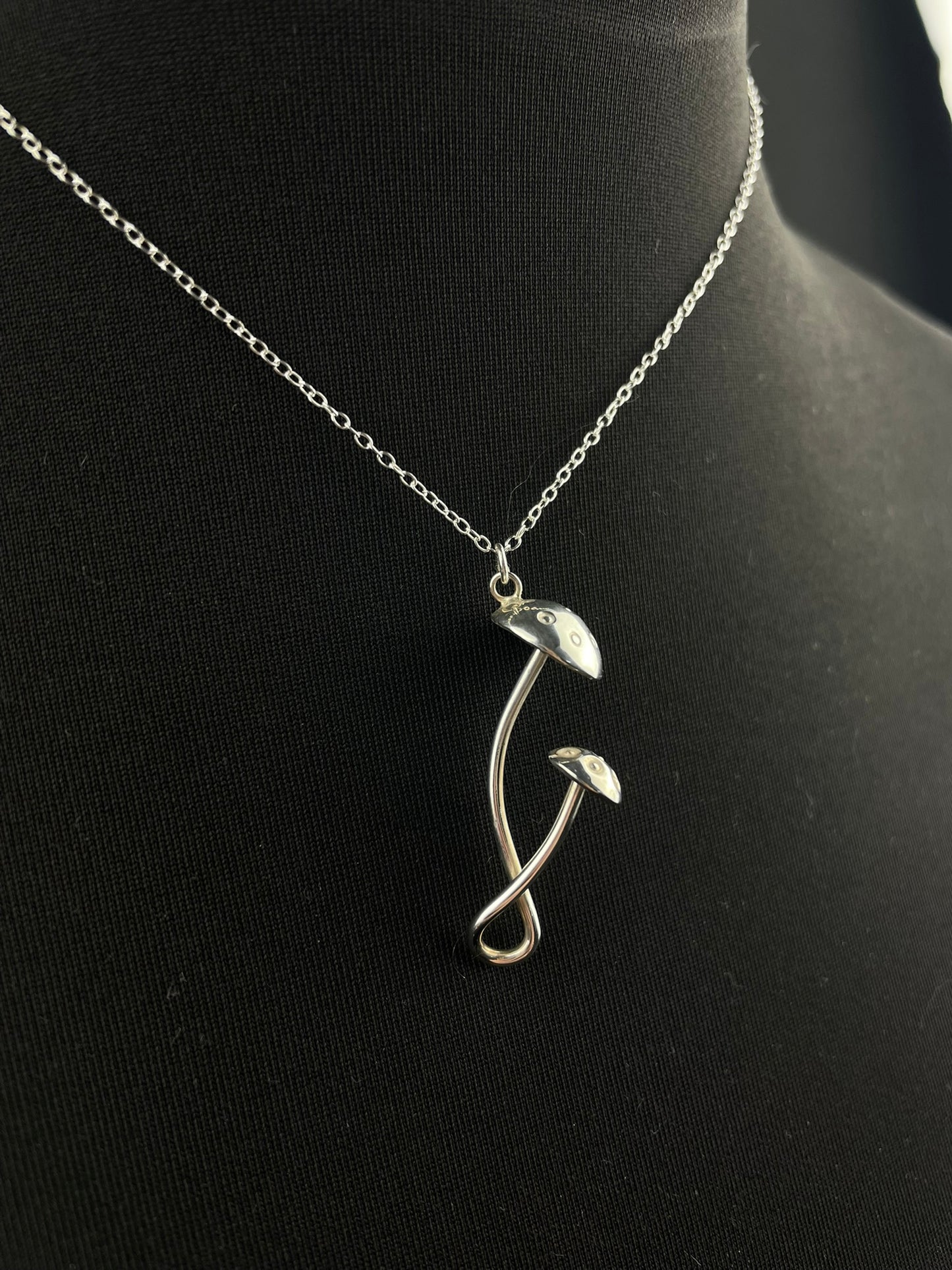 The Twins Mushroom Necklace image 2
