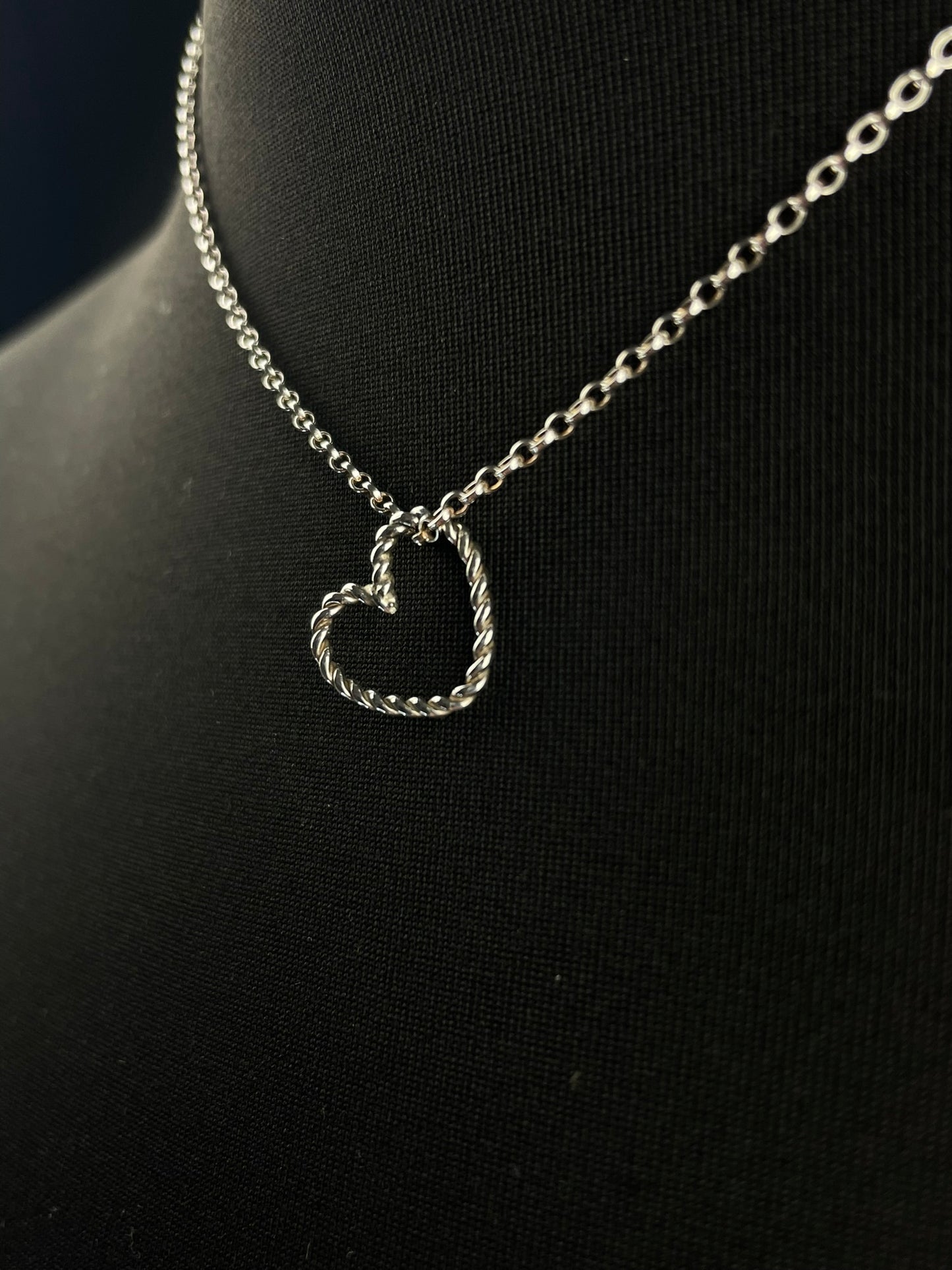Twisted Heart Necklace image 1