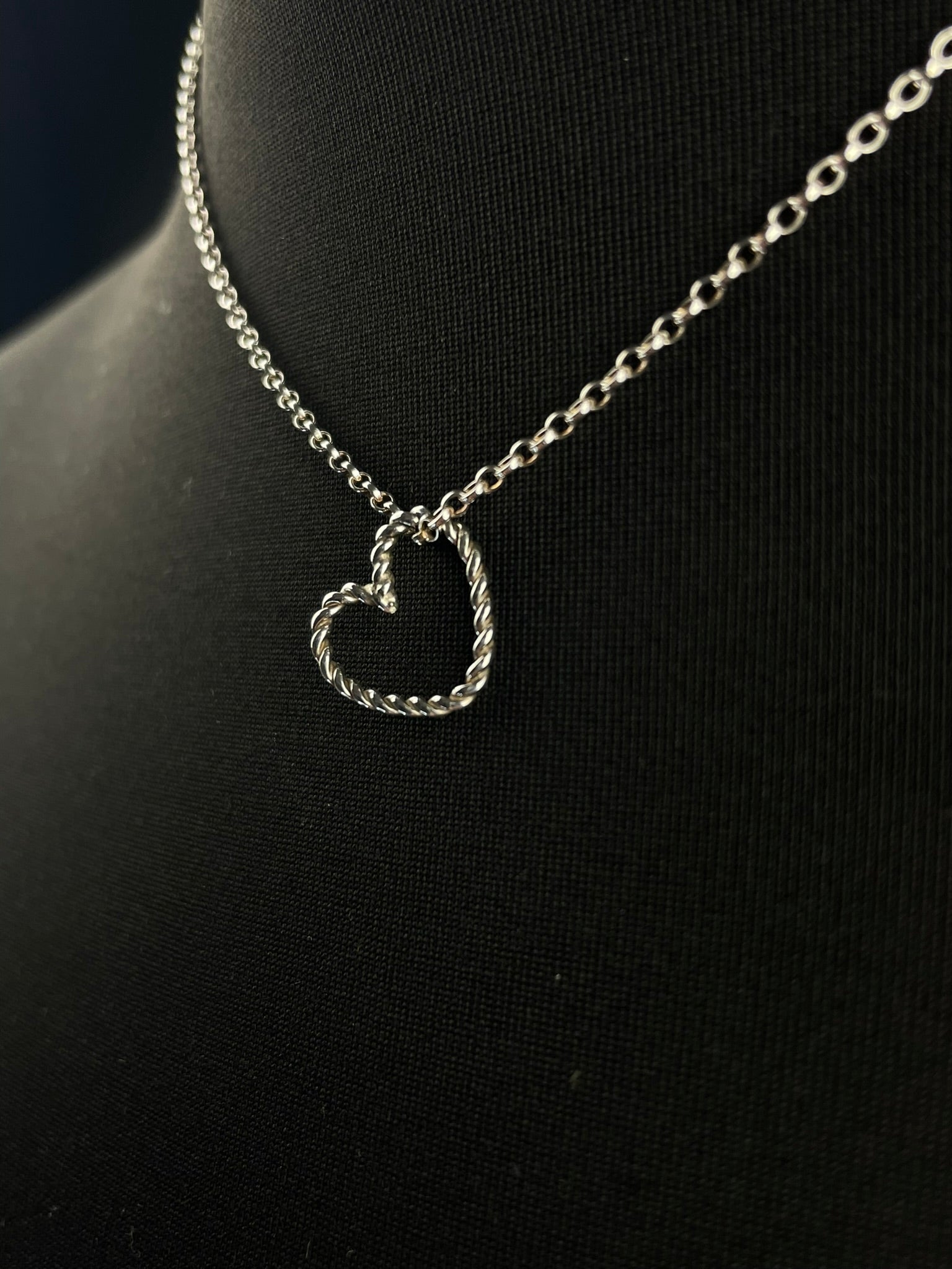 Twisted Heart Necklace image 1