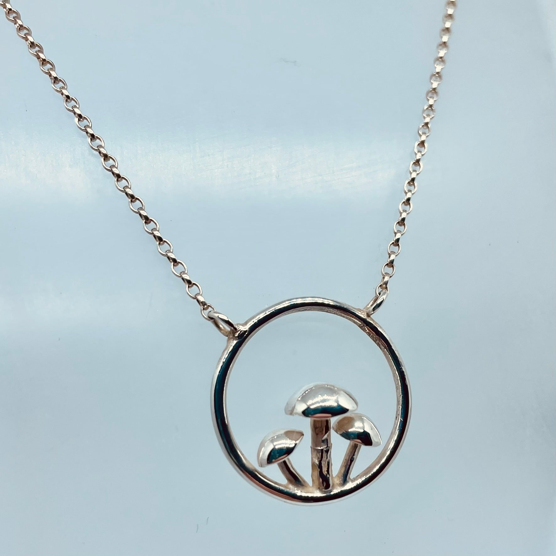 Three Mushroom Necklace image 5