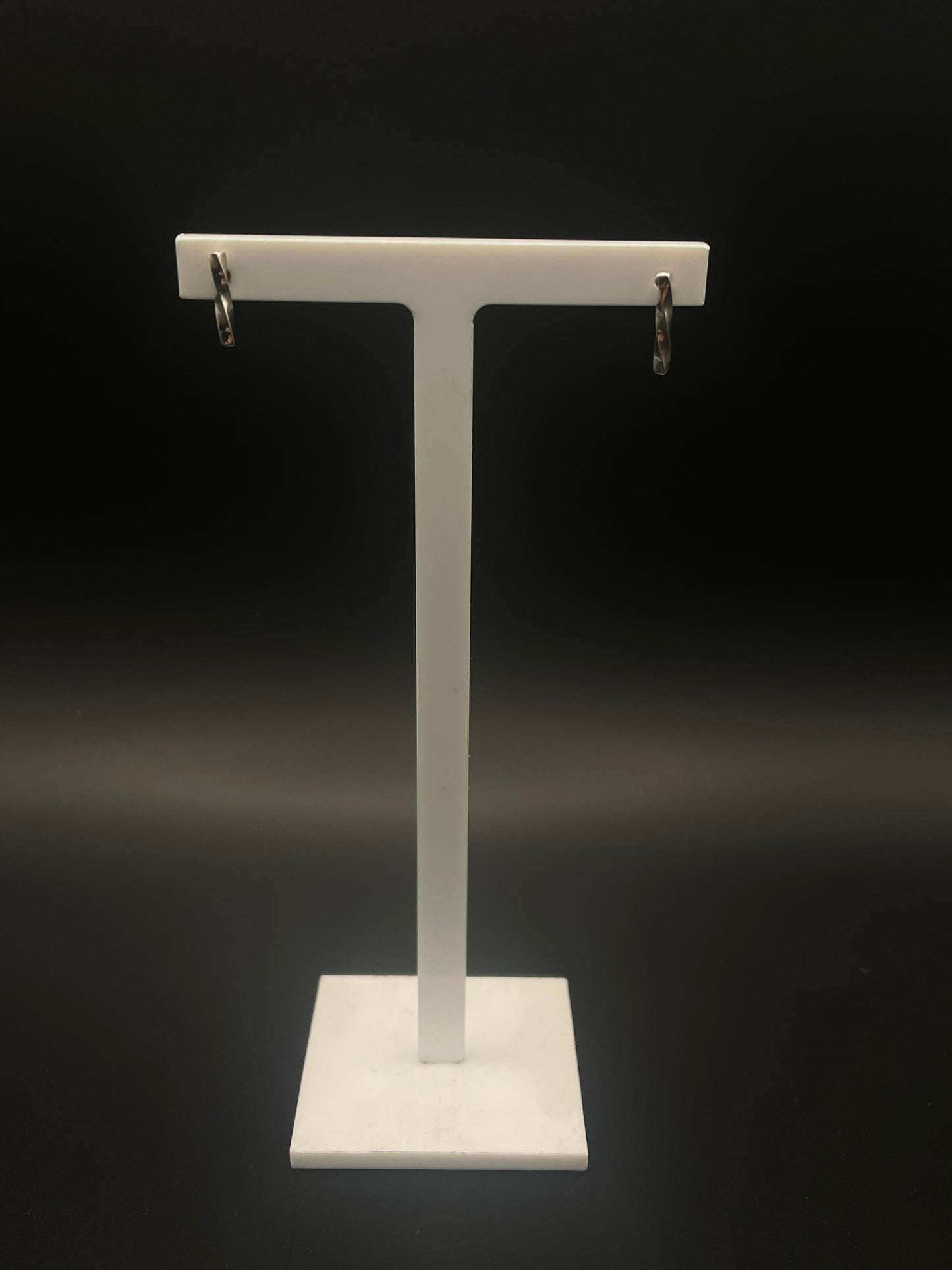 Silver Twisted Studs