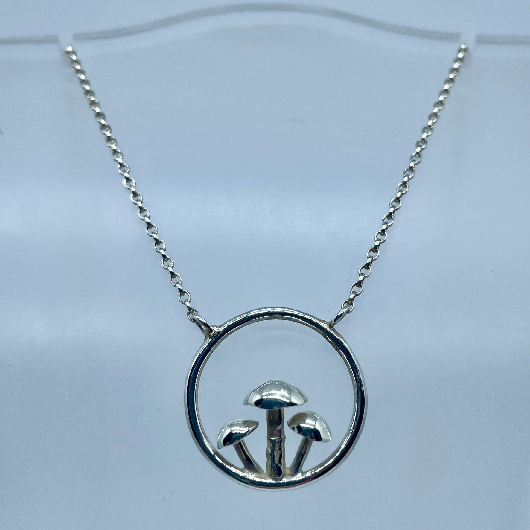 Three Mushroom Necklace image 6