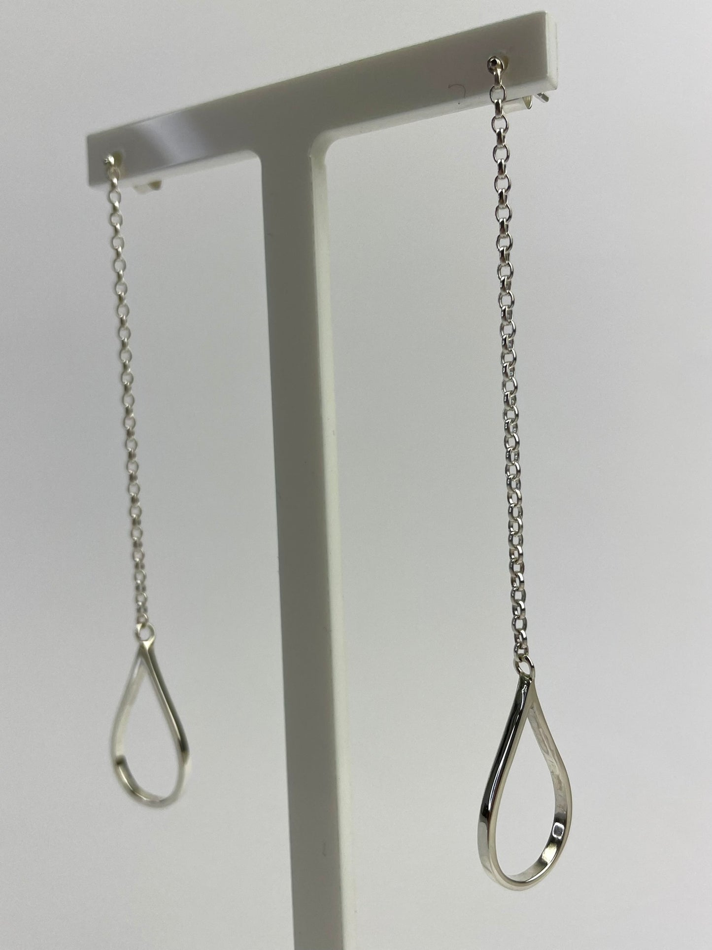 Rain Drop Chain Earrings image 6
