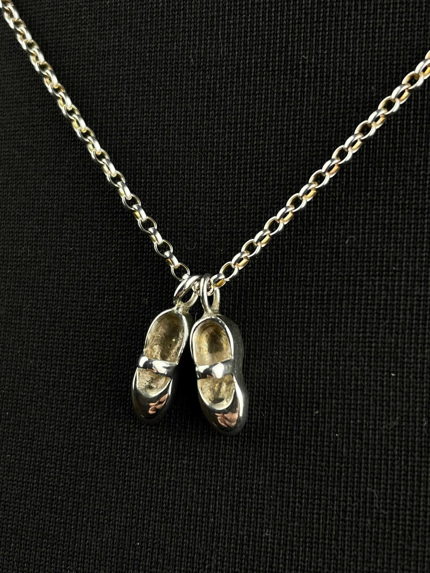 Silver Baby Ballet Shoes image 1