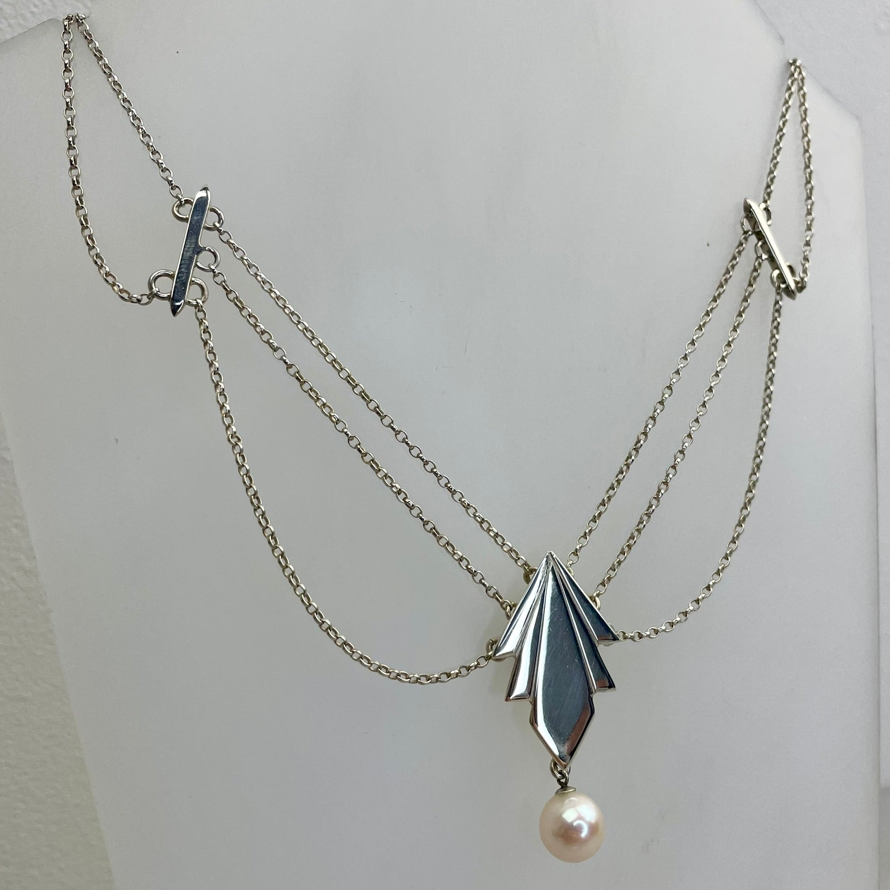 Art Deco inspired Statement Necklace image 10