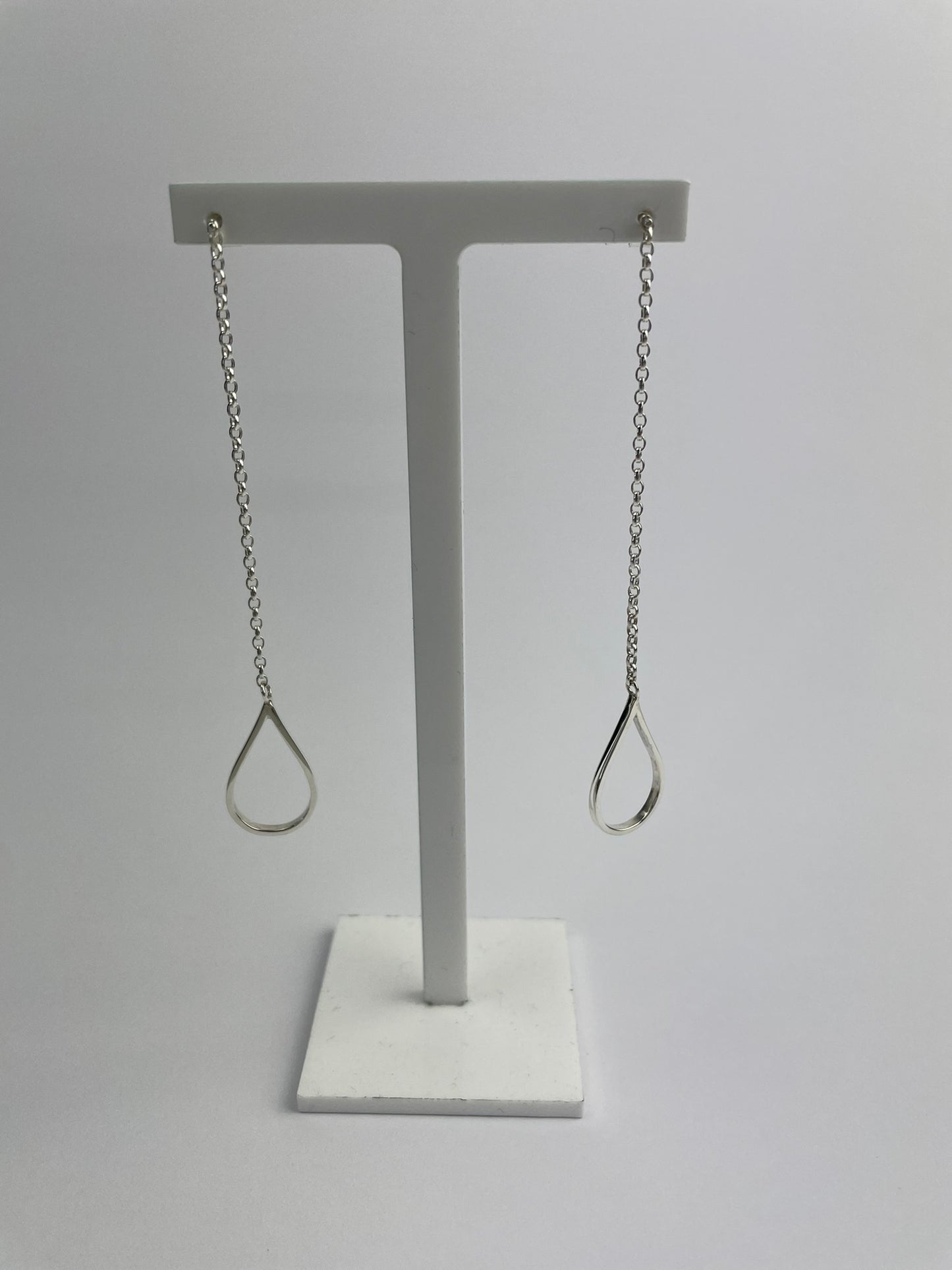 Rain Drop Chain Earrings image 7