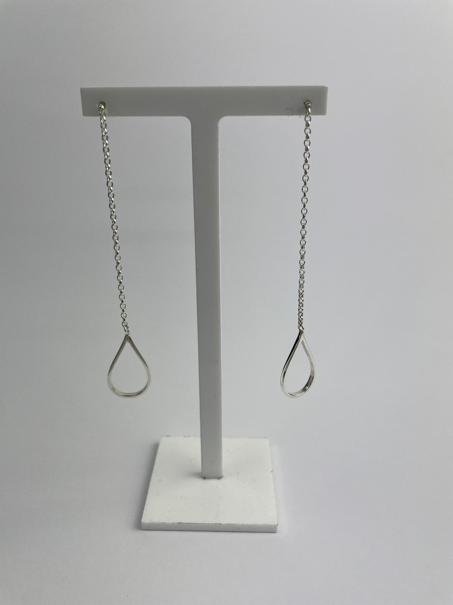 Rain Drop Chain Earrings image 7