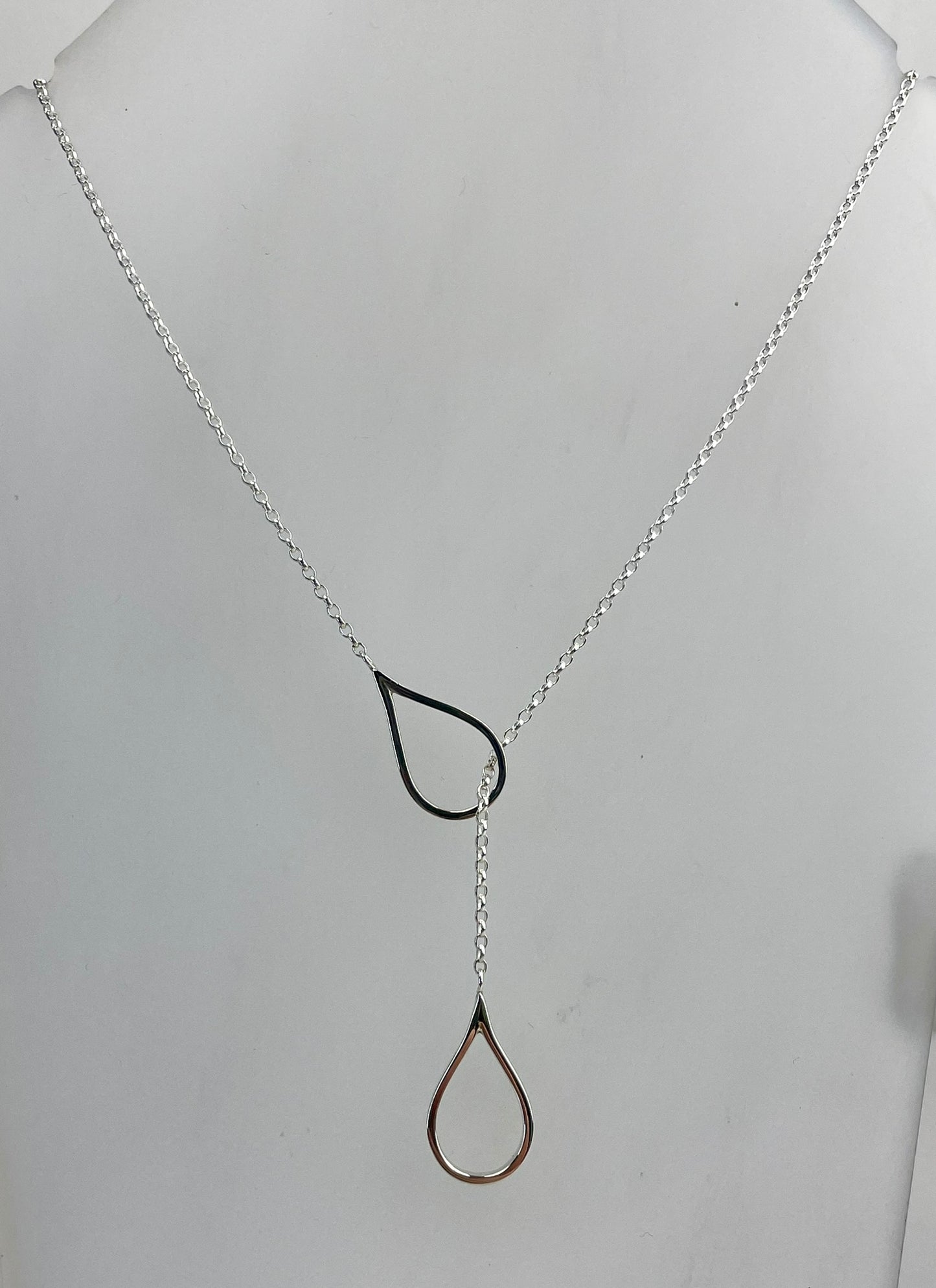 Droplet Lariat necklace image 4