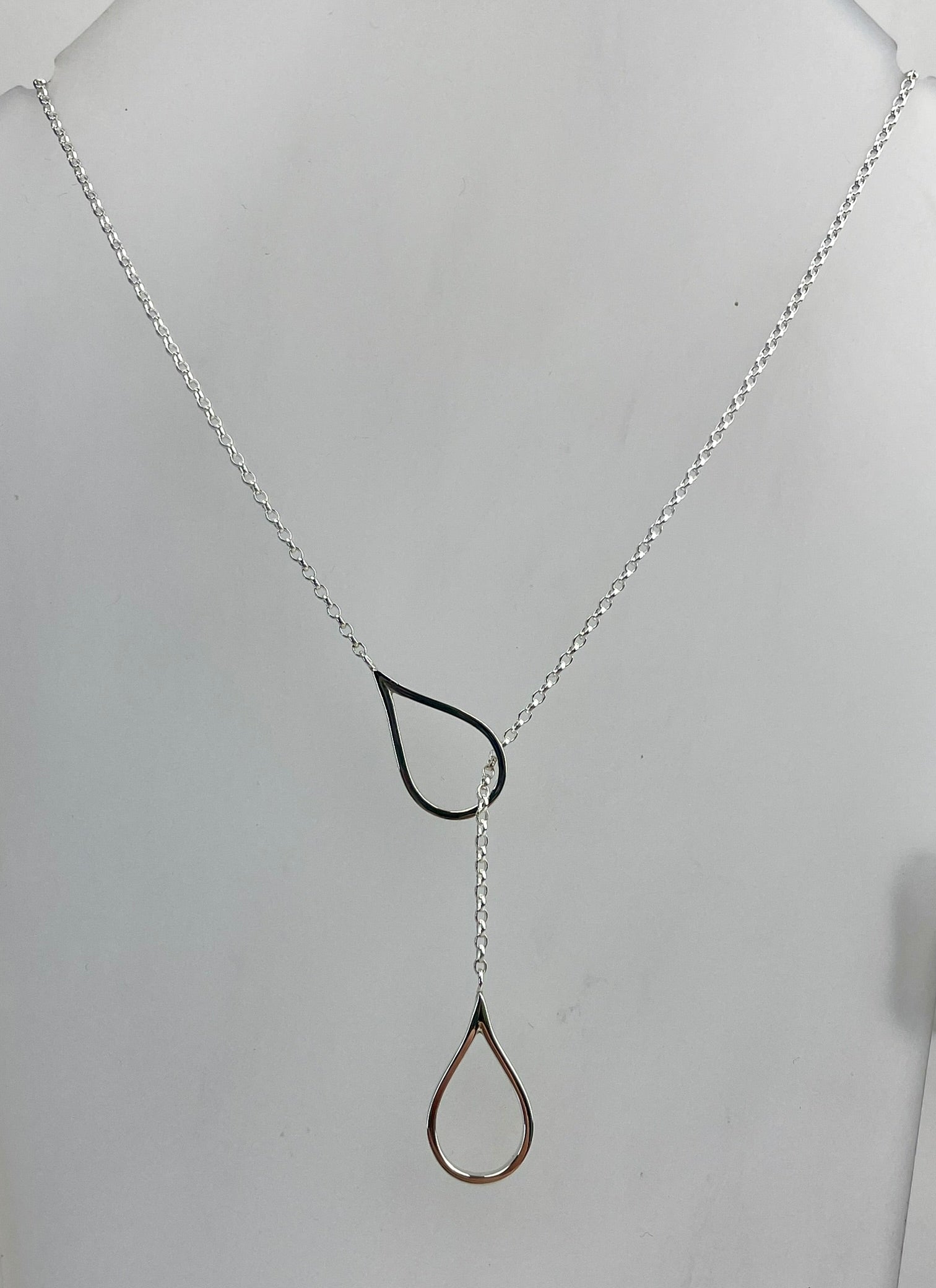 Droplet Lariat necklace image 4