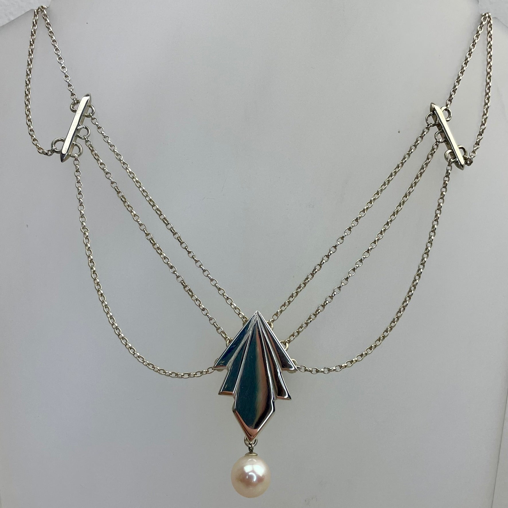Art Deco inspired Statement Necklace image 2