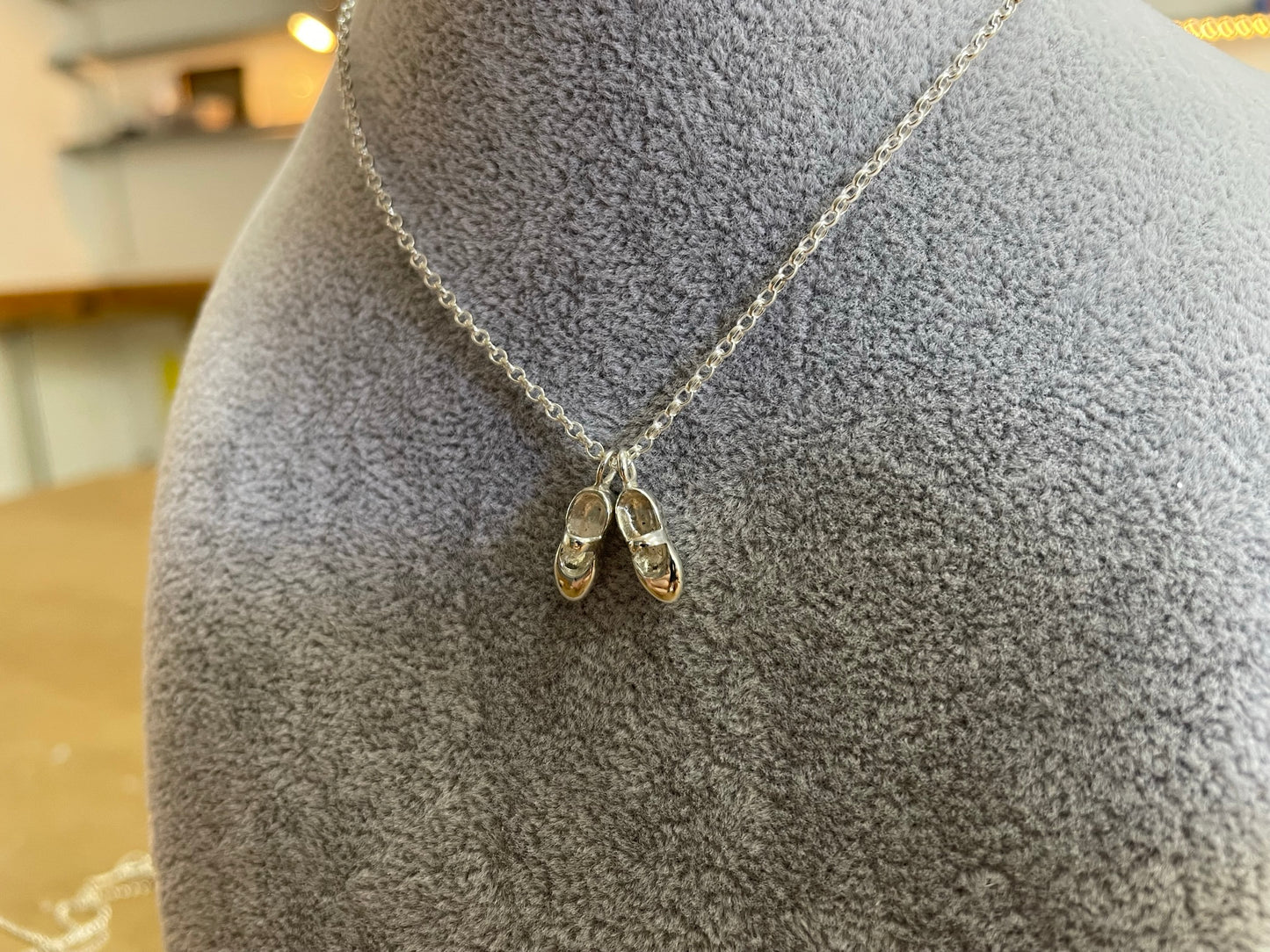 Silver Baby Ballet Shoes image 9