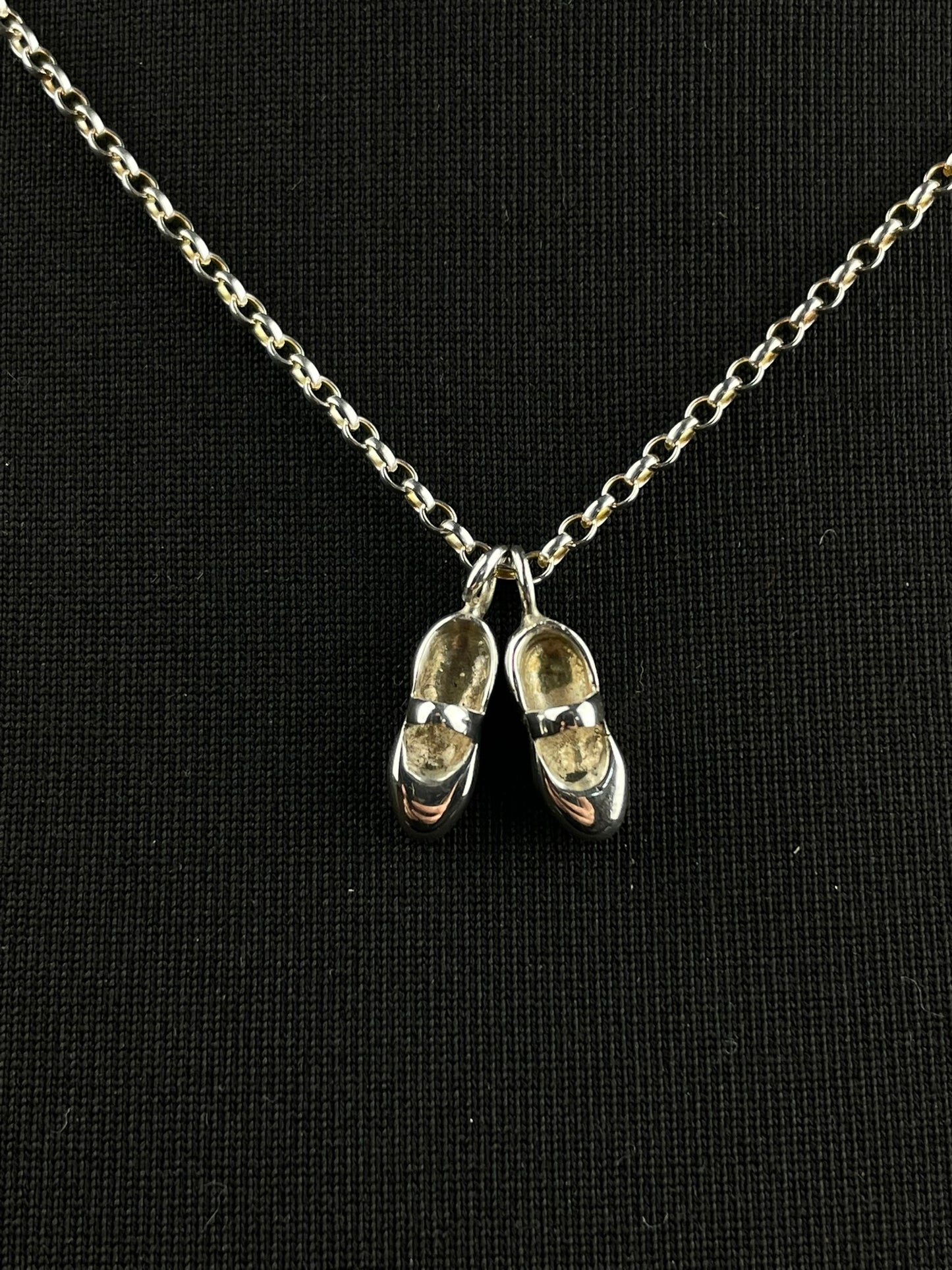 Silver Baby Ballet Shoes image 0