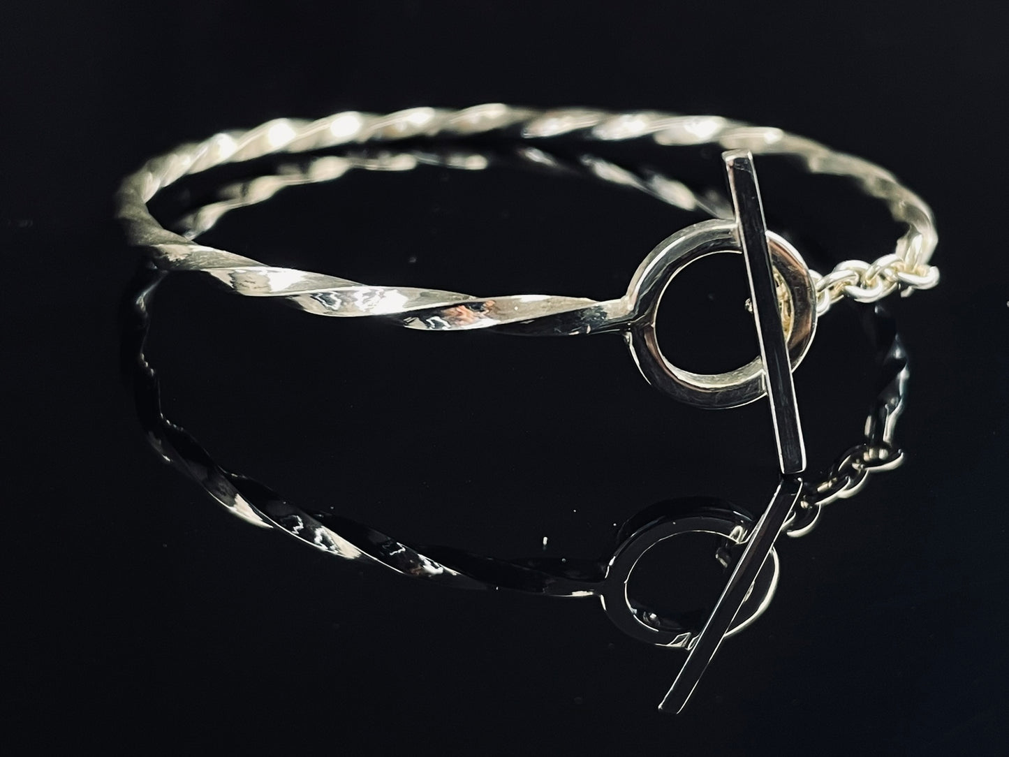 Twist my T Bar Bangle image 2