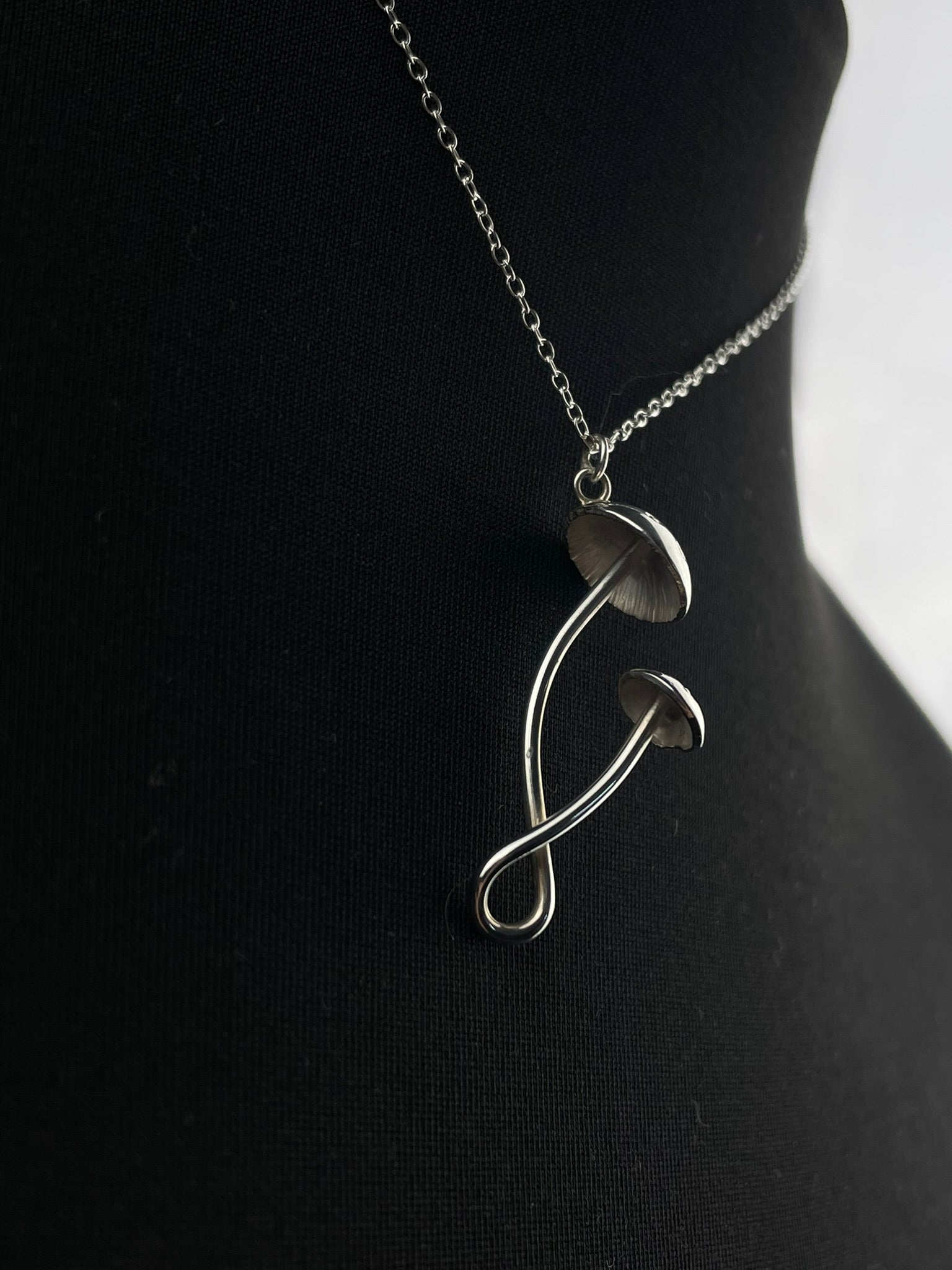The Twins Mushroom Necklace image 4