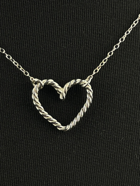 Twisted Heart Necklace image 0