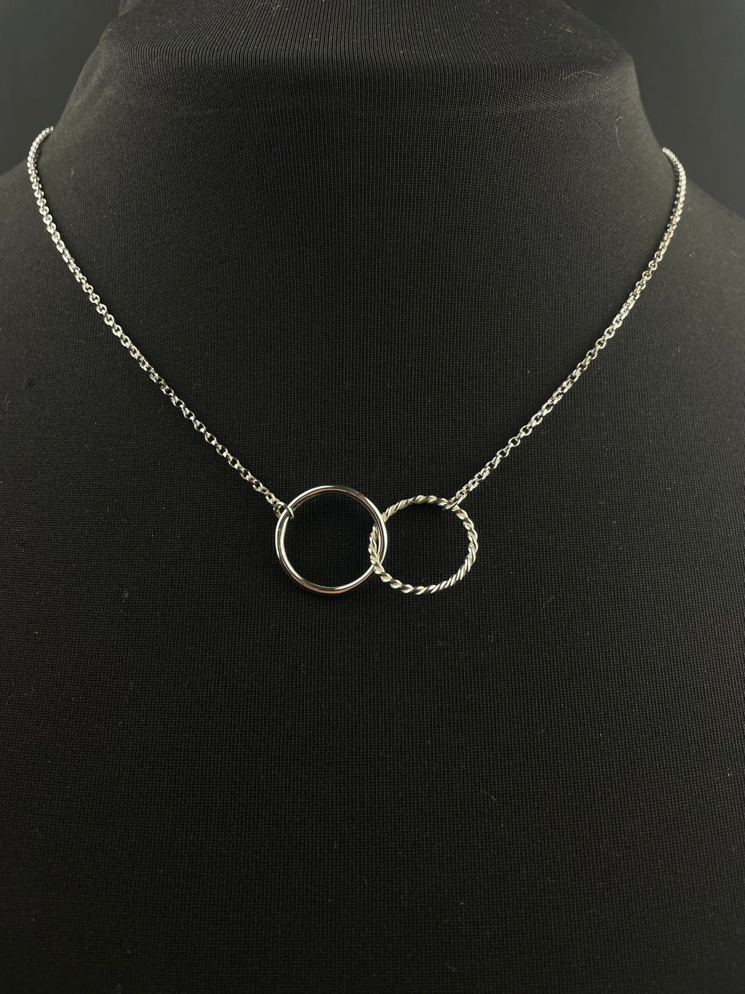Rope and Circle Necklace image 1