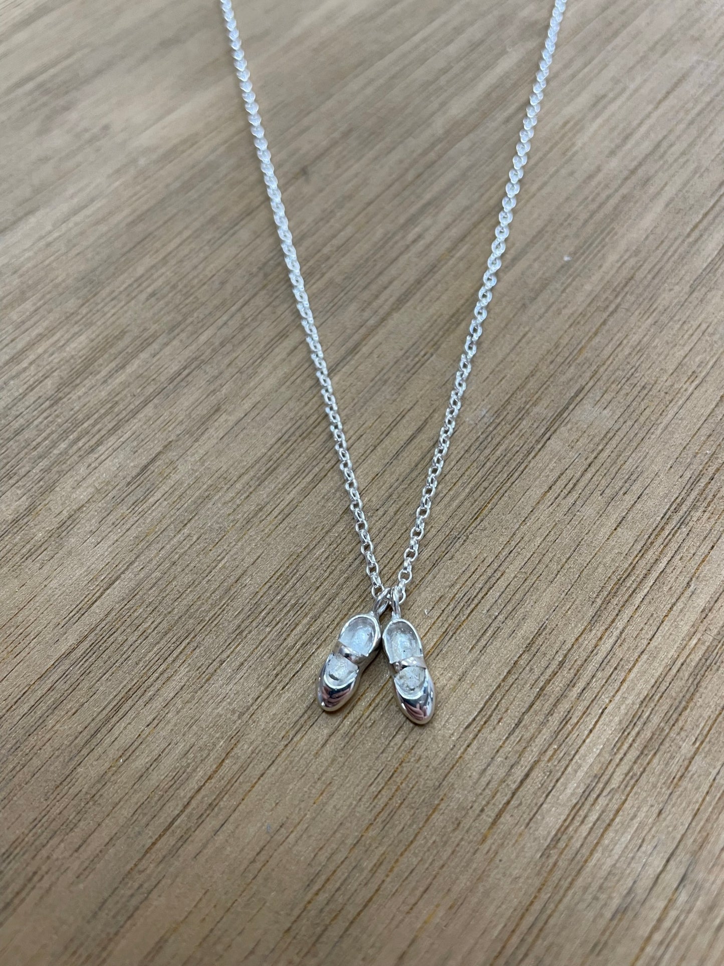 Silver Baby Ballet Shoes image 6