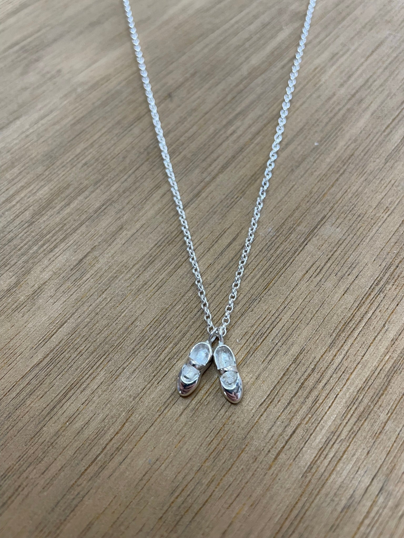 Silver Baby Ballet Shoes image 6