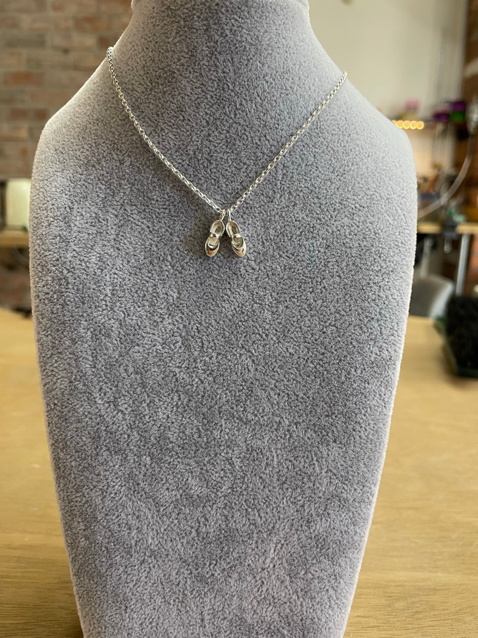 Silver Baby Ballet Shoes image 8