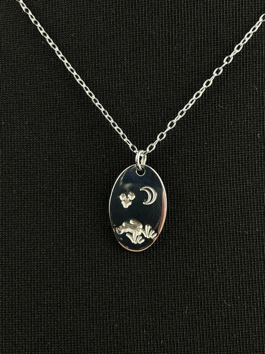 Love you to the Moon Talisman Necklace image 0