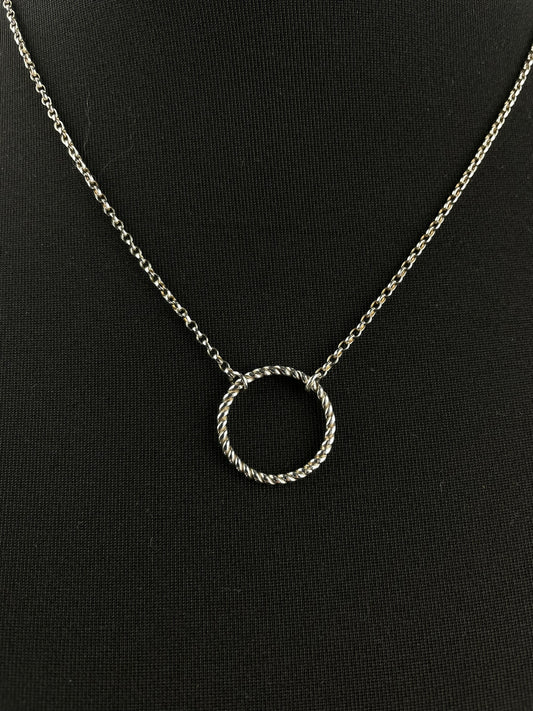 Rope Circle Necklace image 0