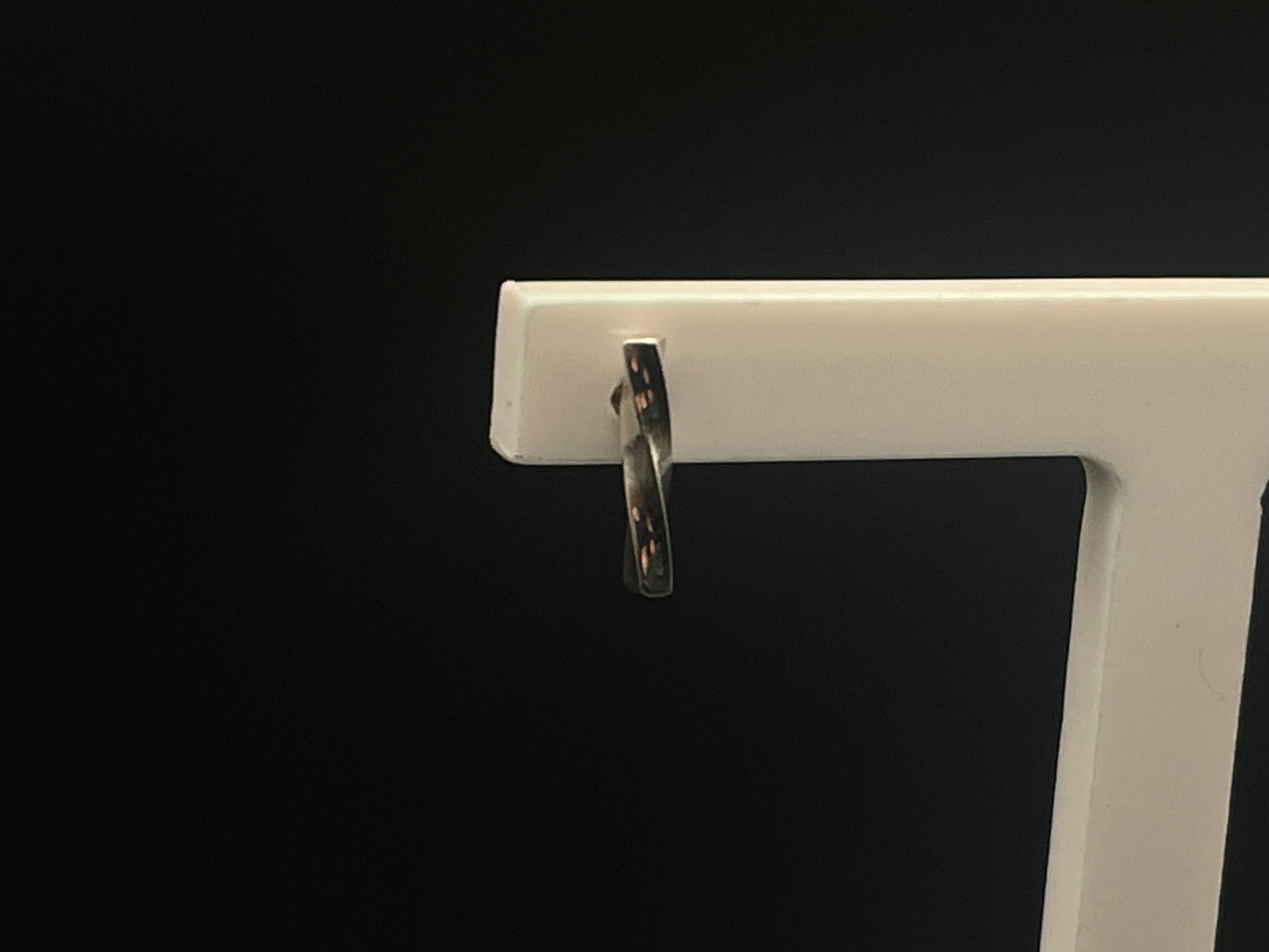 Silver Twisted Studs