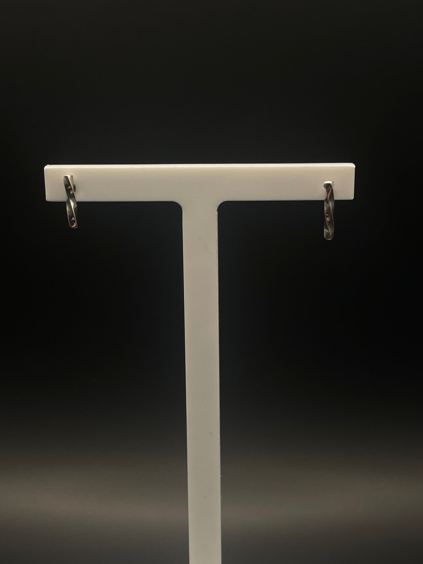 Silver Twisted Studs