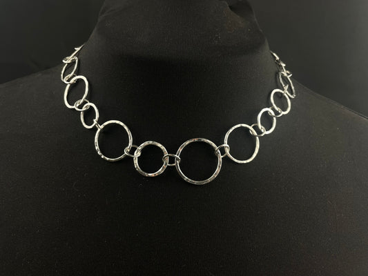 The Ultimate Hammered Ring Necklace!