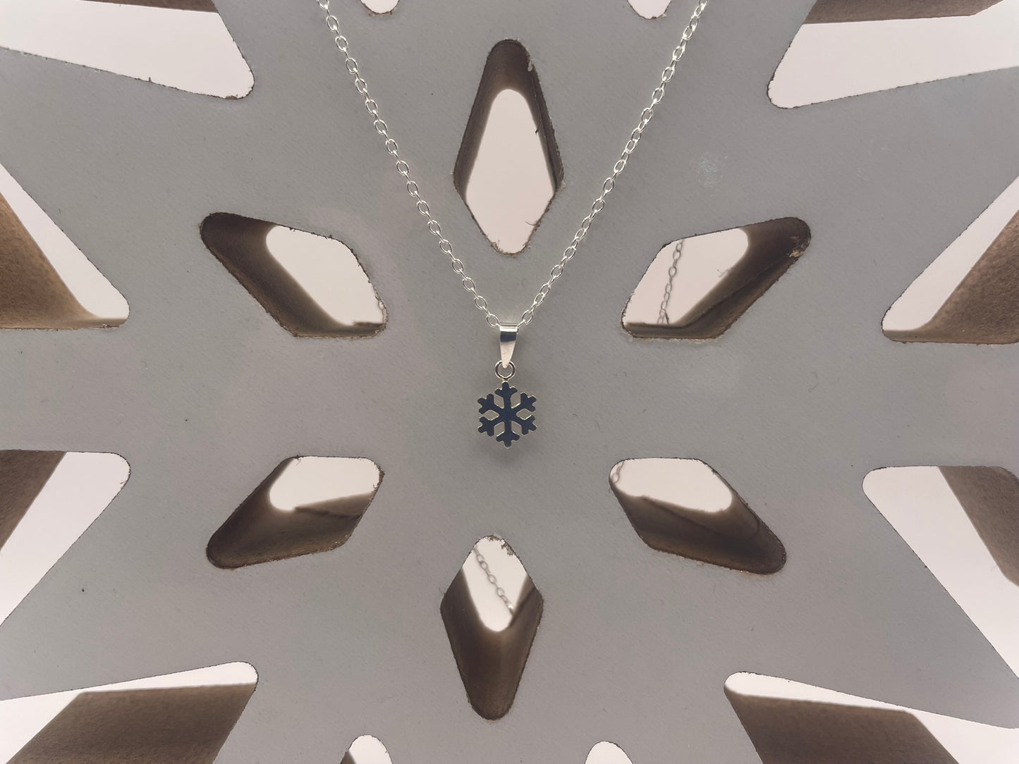 Sterling Silver Snowflake Necklace
