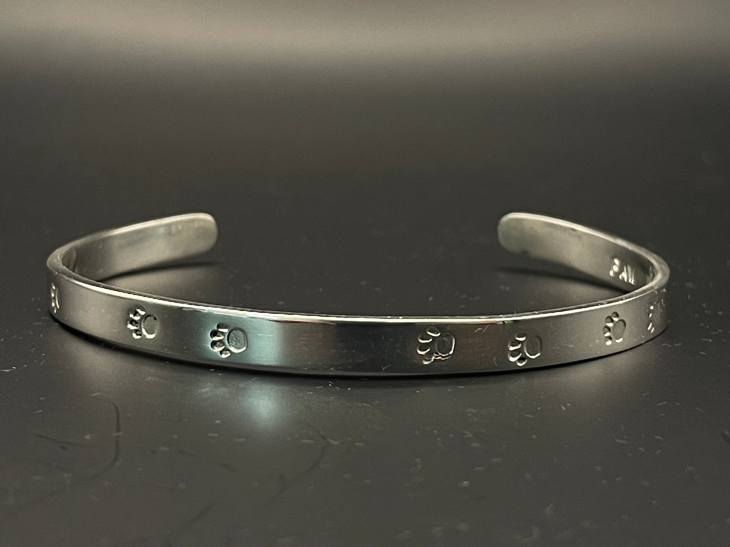 Paw Prints on My Heart Bangle