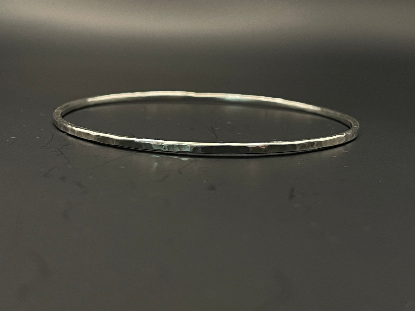 Hammered Circle Bangle
