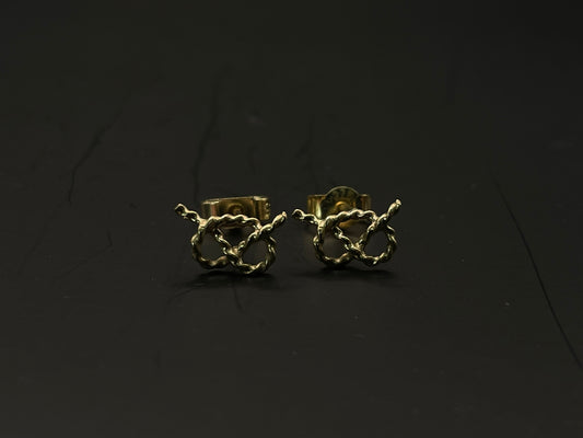 9ct Gold Stafford Knot Earrings
