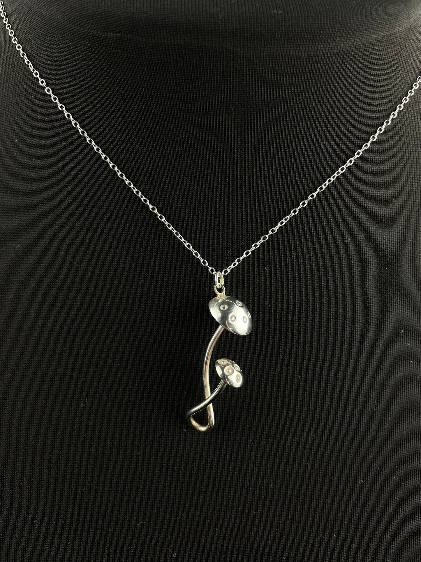 The Twins Mushroom Necklace image 1