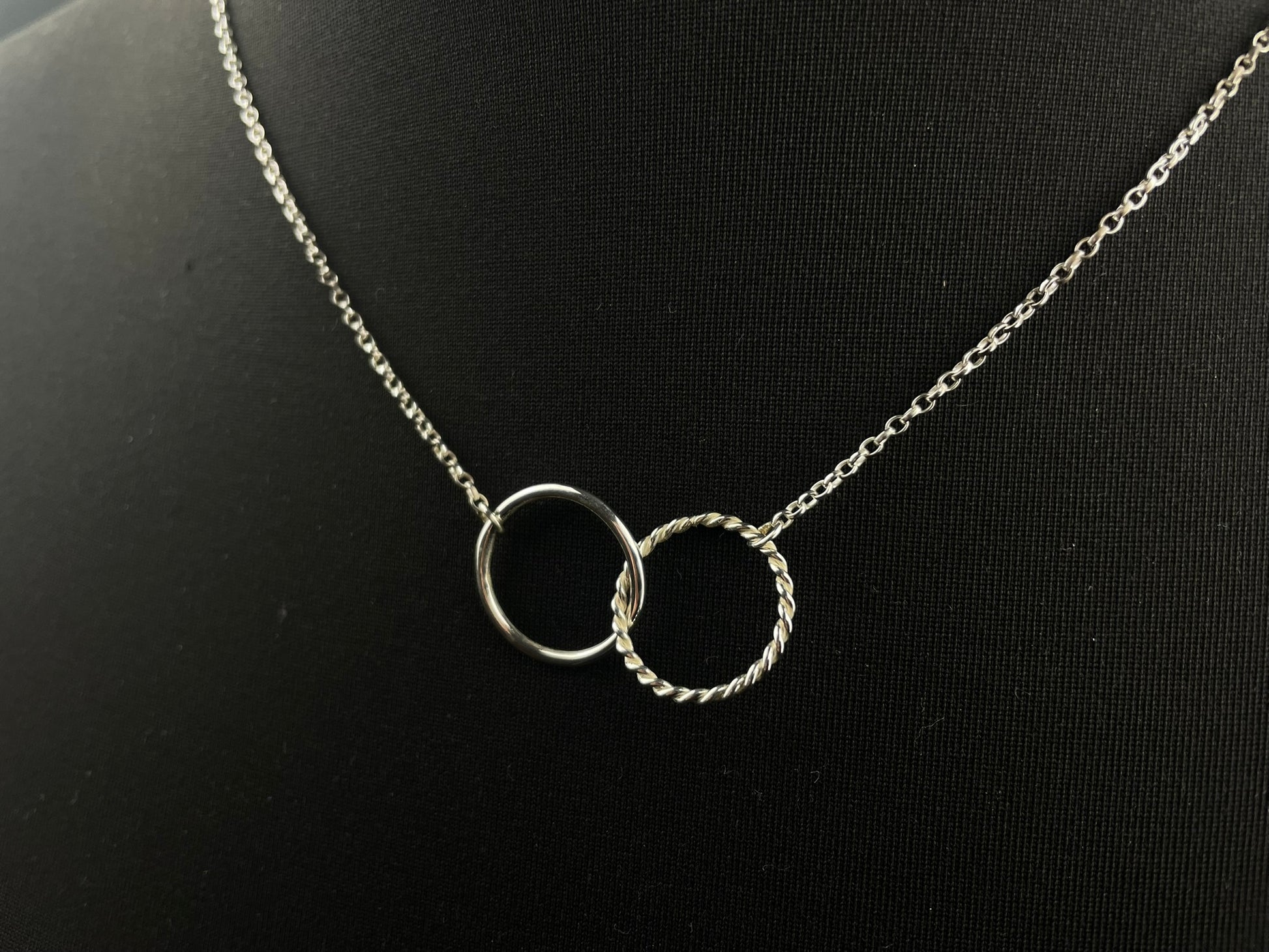 Rope and Circle Necklace image 2