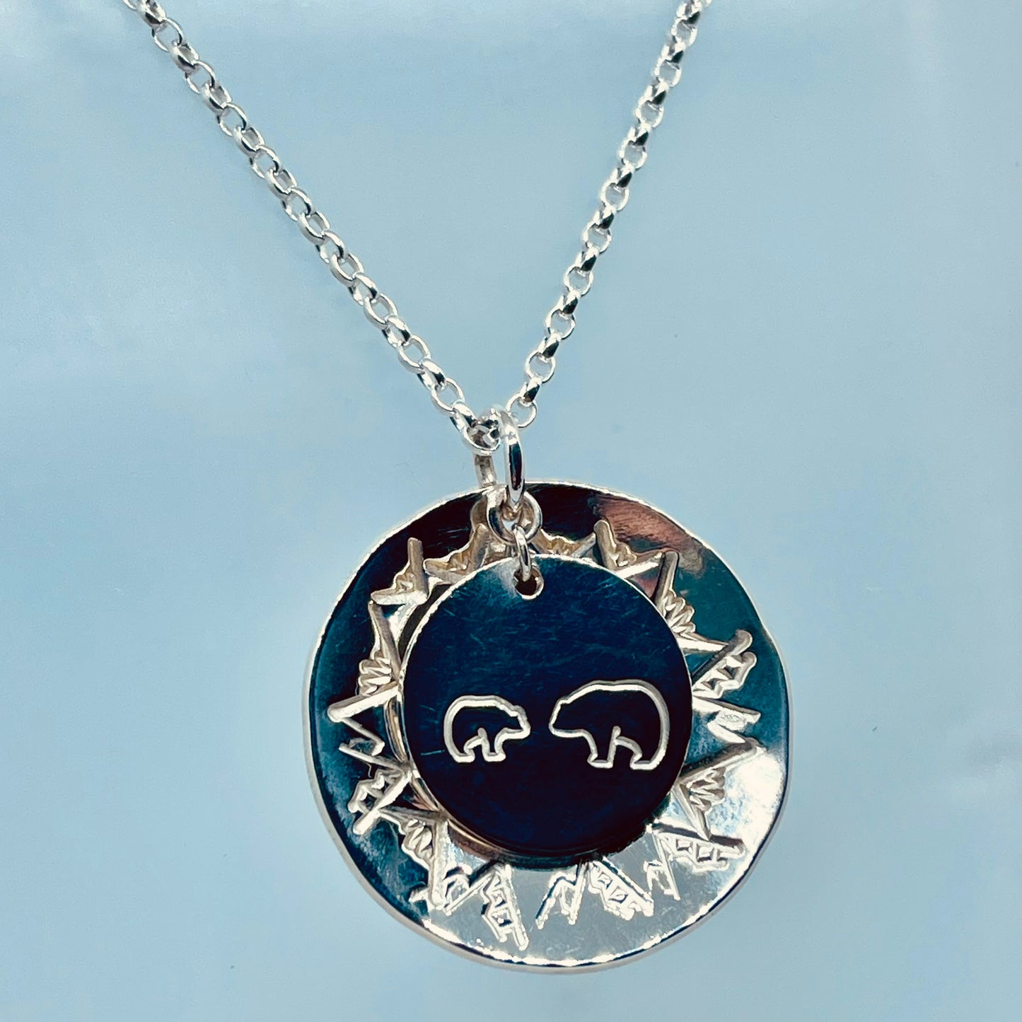 Polar Bears and Mountains Necklace image 3