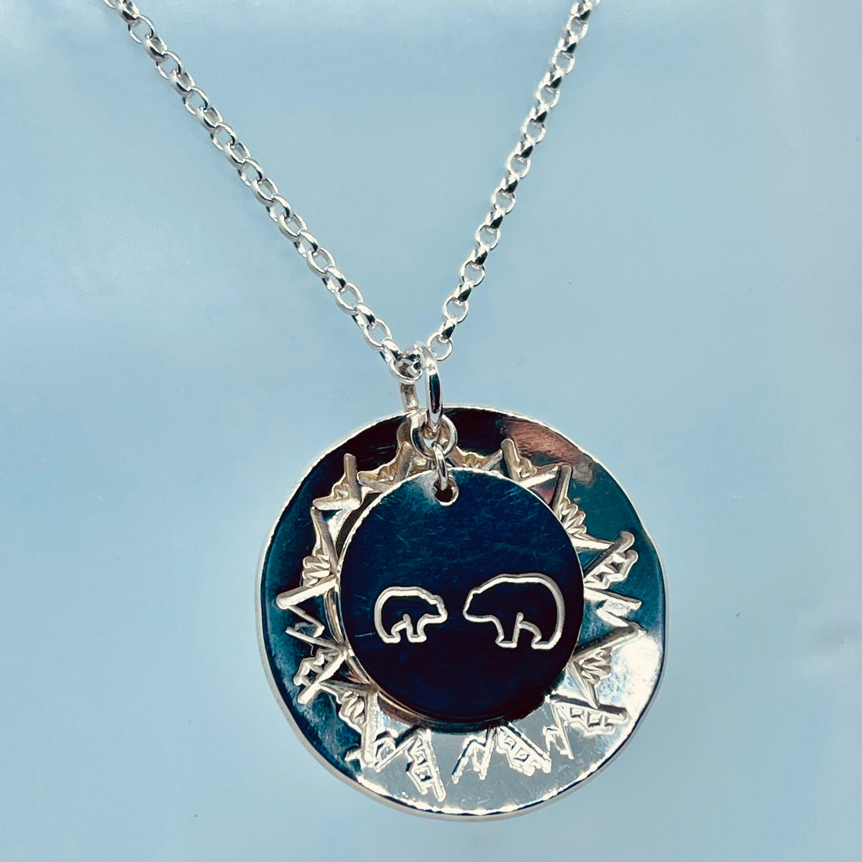 Polar Bears and Mountains Necklace image 3
